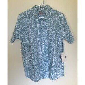 RVCA Archive NWT  Mens Medium button up Hawaiian style shirt s/sleeve casual